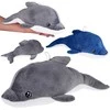 Jokomisiada Talismanas pliušinis delfinas 37cm delfinas