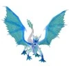 Jokomisiada Mėlyna and baltas Dragon figurine with movable wings ZA5017