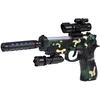 Jokomisiada Military Toy Gun with Projektorius Light Effects Camouflage 32 cm ZA6415