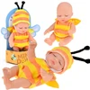 Jokomisiada Mini Baby Doll Bee 11 cm Movable Arms, Legs and Head ZA6454