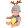Jokomisiada Mini Baby Doll Reindeer 11 cm Movable Arms, Legs and Head ZA6454