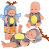 Jokomisiada Mini Baby Doll Reindeer 11 cm Movable Arms, Legs and Head ZA6454