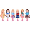 Jokomisiada Mini LALECZKI do domku Rinkinys 6 laleczek mała lalka księżniczki 14cm ZA6176