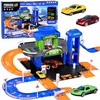 Jokomisiada Multi-storey car park 3 in 1: car wash, elevator, ramps, water discharge + 3 cars ZA6283