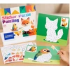 Jokomisiada Numerical mosaic - gluing by numbers ANIMALS 8 pictures ZA6629 A