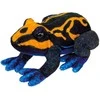 Beppe Plush toy Frog oranžinis and juodas 13cm colorful frog 14120