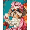 Ideyka Paint by Number Kit Funny Shih Tzu KHO6611 40x50 AP0058