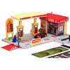 Jokomisiada Petrol Station Playset with Shop, Road, Parking Area and 2 Toy Cars ZA6282