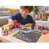 Jokomisiada Petrol Station Playset with Shop, Road, Parking Area and 2 Toy Cars ZA6282