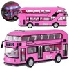 Dviaukštis autobusas „Jokomisiada Rožinė“ su atidaromomis durimis ir garsu ZA4748