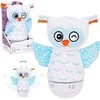 Jokomisiada Night lamp + music box 2 in 1 OWL sleep aid - color-changing LED ZA5190