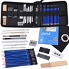 Dėlionė Jokomisiada Professional Sketching and Drawing Set Pencils Graphite Pieštukas Case AP0128