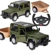 Jokomisiada Rastar remote-controlled car Land Rover Defender 1:14 remote control with lights RC0712