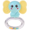 Jokomisiada Rattle and teether 2 in 1 - set of 3. Elephant, bee and lion ZA6626