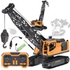 Jokomisiada Remote-controlled crane Movable arm with lowering rope + steam RC0793