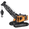 Jokomisiada Remote-controlled crane Movable arm with lowering rope + steam RC0793