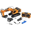 Jokomisiada Remote-Controlled Excavator + Bucket Grab Hydraulic Breaker Smoke Sound Lights RC0792