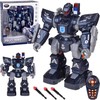 Jokomisiada Remote-controlled POLICE ROBOT - walks, dances, shoots and lights up RC0731