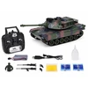 Jokomisiada Remote-Controlled RC Abrams M1A1 Tank Smoke Sound Lights 45 cm RC0770