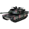 Jokomisiada Remote-Controlled RC Abrams M1A1 Tank Smoke Sound Lights 45 cm RC0770