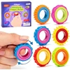Jokomisiada Rotating Anti-Stress Sensory Fidget Rings – Set of 6 ZA6619