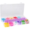 Jokomisiada Rubber Band Bracelet Making Kit 1800 Pieces Loom Beads Letter Beads ZA6386