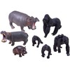 Jokomisiada Gyvūnų rinkinys Safari Hippo Gorilla
