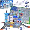 Jokomisiada Nustatyti Oro uosto Parking Plane Cars + Mat ZA5395