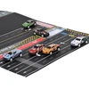 Jokomisiada Set of 48 Metal Pull-Back Cars with Parking Garage and Race Track ZA6559