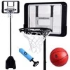 Jokomisiada Standing basketball backboard basket stand adjustable 2.7m ball SP0818