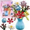 Jokomisiada Technical blocks Bouquet of 8 wild flowers in a vase 699 pieces ZA5891