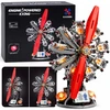 Jokomisiada Technical blocks Build an aircraft ENGINE with 1100ele batteries ZA6367
