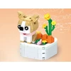 Jokomisiada Technical blocks Series: dogs on a base Shiba Inu 210ele ZA6620 H