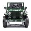 Akumuliatorinė transporto priemonė vaikams Jokomisiada Willy 4x4 + nuotolinio valdymo pultas | spalva: tamsiai žalia