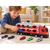 Jokomisiada TIR transporter trailer, foldable, 200 cm + 6 cars, two-level construction, ZA6587