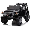 Akumuliatorinė transporto priemonė vaikams Jokomisiada Toyota Land Cruiser PA0285, 2 vietų | spalva: juoda