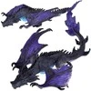 Jokomisiada Violetinė Dragon Figurine Majestic dragon with a movable mouth ZA5023