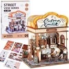 Jokomisiada Wooden 3D Dėlionė Bakery building series 179 elements lighting ZA6013
