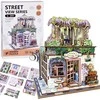 Jokomisiada Wooden 3D Dėlionė Series Flower Shop building 243 elements lighting ZA6015
