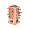 Jokomisiada Wooden 5-in-1 arcade game – tower, balls, sticks, worms ZA6569