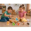 Jokomisiada Wooden cart with 7 animals to pull ZA6168