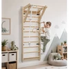 Jokomisiada Wooden playground for HOME - climbing frame + hanging elements SP0873