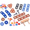 Jokomisiada Wooden Tool Box for Children Workshop Screws Hammer ZA6292