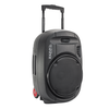 Ibiza Sound PORT15UHF-MKII NEŠIOJAMA GARSO SISTEMA SU AKUMULIATORIUMI + 2X UHF BELAIDŽIAI MIKROFONAI, USB/SD/AUX/BLUETOOTH, 15''/38CM