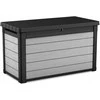 Keter Sodo daiktadėžė Denali Duotech, 62.1 x 122.9 x 70.6 cm, 380 L, pilka/ruda