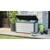 Keter Sodo daiktadėžė Denali Duotech, 62.1 x 122.9 x 70.6 cm, 380 L, pilka/ruda
