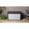 Keter Sodo daiktadėžė Denali Duotech, 62.1 x 122.9 x 70.6 cm, 380 L, pilka/ruda