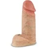 29 cm aukščiausios kokybės tikros odos dildo, modelis 1 (11"), minkštas, Silexd