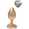 Dream Toys Blizgantis Love Pearl auksinis kištukas Analinis kištukas S