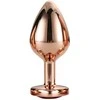 BoT Svajonių žaislai Žvilgantys Meilė Rose Gold Plug korek analny Medium